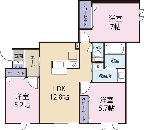 ハーバーサイト南山手の物件間取画像